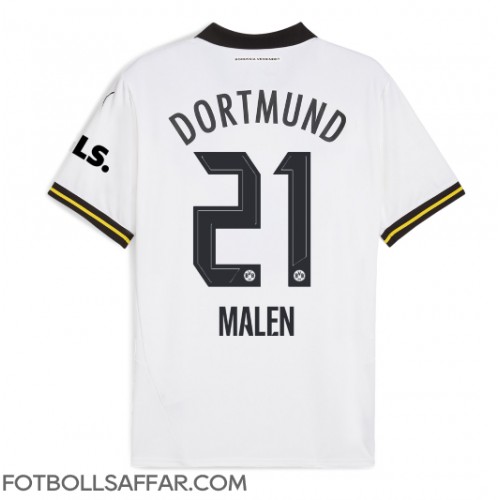 Borussia Dortmund Donyell Malen #21 Tredjeställ 2024-25 Kortärmad